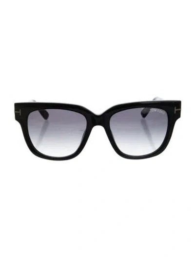 Pre-owned Tom Ford Oversize Gradient Sunglasses In Black