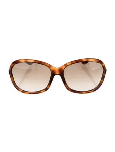 Pre-owned Tom Ford Oversize Gradient Sunglasses In Brown