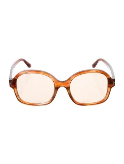 Pre-owned Tom Ford Oversize Gradient Sunglasses In Brown