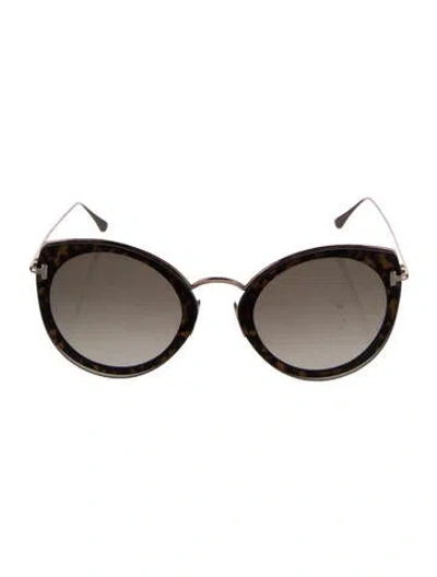 Pre-owned Tom Ford Oversize Gradient Sunglasses In Brown