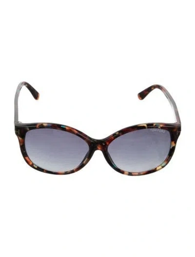 Pre-owned Tom Ford Oversize Gradient Sunglasses In Brown
