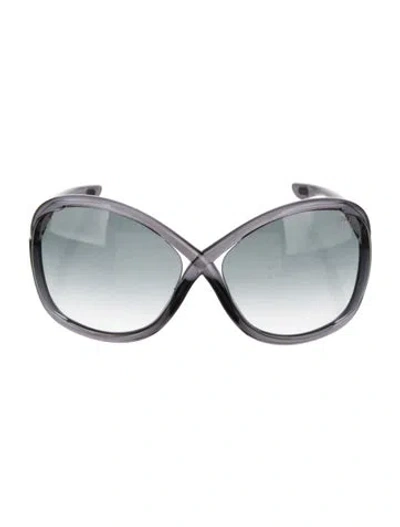 Pre-owned Tom Ford Oversize Gradient Sunglasses In Brown