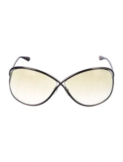Pre-owned Tom Ford Oversize Gradient Sunglasses In Brown