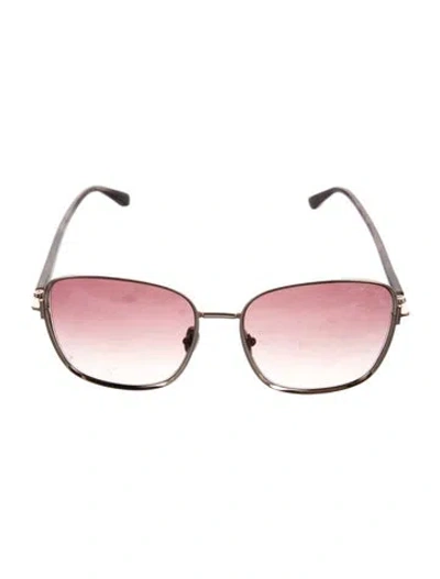 Pre-owned Tom Ford Oversize Gradient Sunglasses In Gold