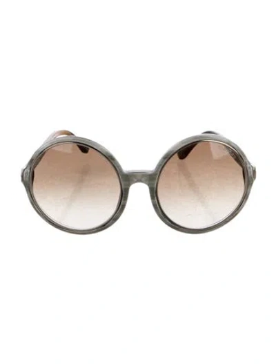 Pre-owned Tom Ford Oversize Gradient Sunglasses In Gray