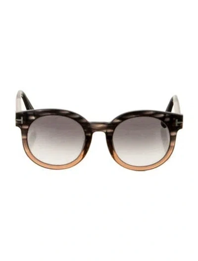Pre-owned Tom Ford Oversize Gradient Sunglasses In Multi
