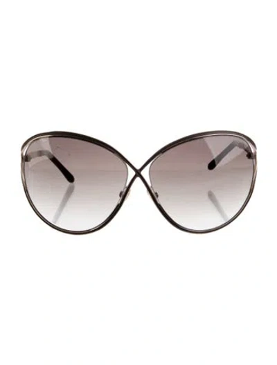 Pre-owned Tom Ford Oversize Gradient Sunglasses In Multi