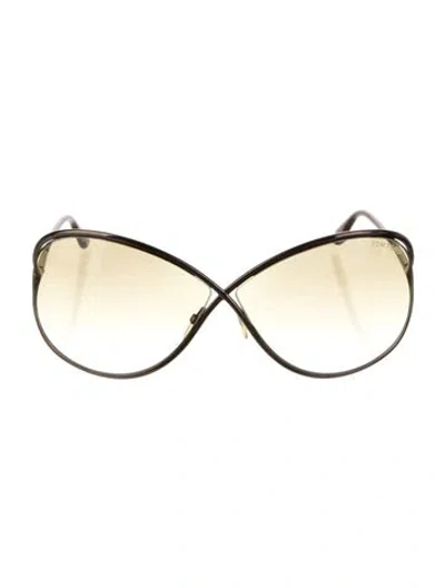 Pre-owned Tom Ford Oversize Gradient Sunglasses In Neutral