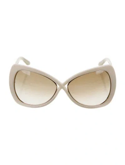 Pre-owned Tom Ford Oversize Gradient Sunglasses In Neutral