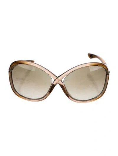 Pre-owned Tom Ford Oversize Gradient Sunglasses In Neutrals