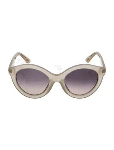 Pre-owned Tom Ford Oversize Gradient Sunglasses In Neutrals