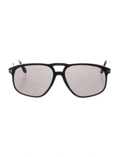 Pre-owned Tom Ford Oversize Tinted Sunglasses In Black