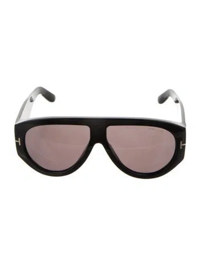 Pre-owned Tom Ford Oversize Tinted Sunglasses In Black