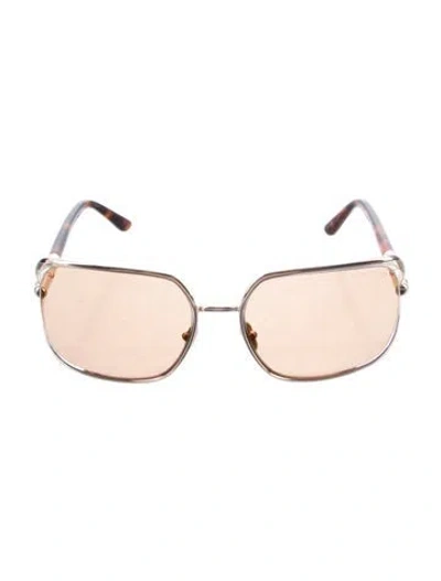 Pre-owned Tom Ford Oversize Tinted Sunglasses In Multi