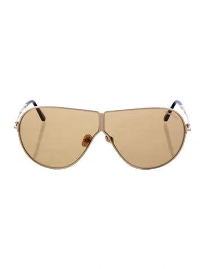 Pre-owned Tom Ford Oversize Tinted Sunglasses In Multi