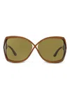 Tom Ford Oversized-frame Full-rim Sunglasses In Brown