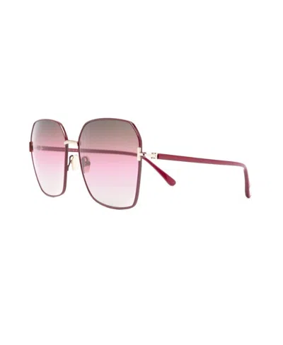 Tom Ford Oversized-frame Gradient Sunglasses In Pink