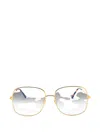 Tom Ford Oversized Square-frame Glasses In Gold