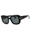 Tom Ford Ft1220 Square Acetate Sunglasses In Black