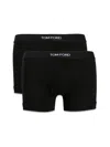Tom Ford Pack Of 2 Cotton Briefs In Black