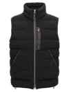 TOM FORD BLACK SLEEVELESS DOWN JACKET WITH ZIP CLOSURE IN NYLON MAN