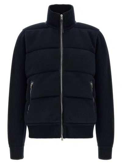 Tom Ford Padded Virgin Wool Jacket In Black