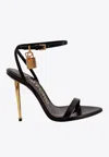 Tom Ford Padlock 85 Naked Pointy Sandals In Calf Leather