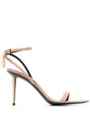 Tom Ford Padlock 85mm Sandals In Neutral