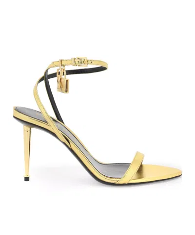 TOM FORD TOM FORD PADLOCK HIGH STILETTO HEEL SANDALS