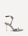 Tom Ford Pointed Toe Padlock Sandals In Gold