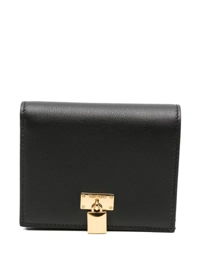 Tom Ford Padlock Wallet In Black
