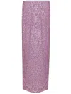 Tom Ford Lilac Sequins Long Skirt In Rosa