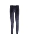Tom Ford Black Logo Pants In Blue