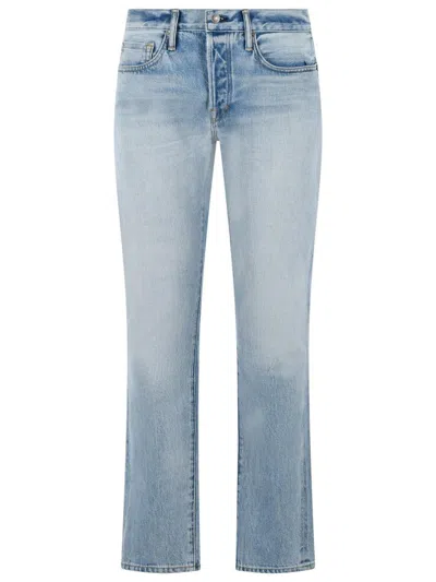 Tom Ford Straight Denim Jeans For Men In Blue