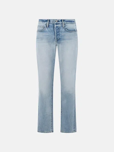 Tom Ford Pale Blue Cotton And Lyocell Jeans