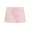 Tom Ford Pale Salmon Pink Cotton Towelling Shorts In Pink
