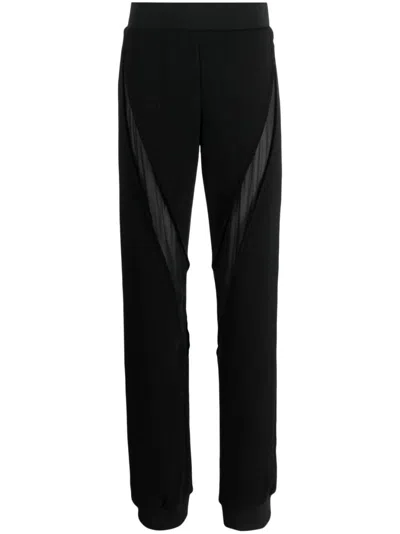 Tom Ford Panelled Cotton Track Pants In Black