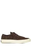 Tom Ford Cambridge Low Top Sneaker In Brown