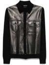 Tom Ford Panelled Shirt In Black