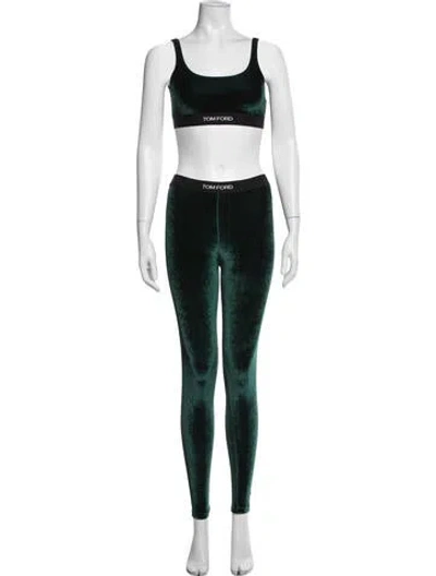 Pre-owned Tom Ford Pant Set In Green