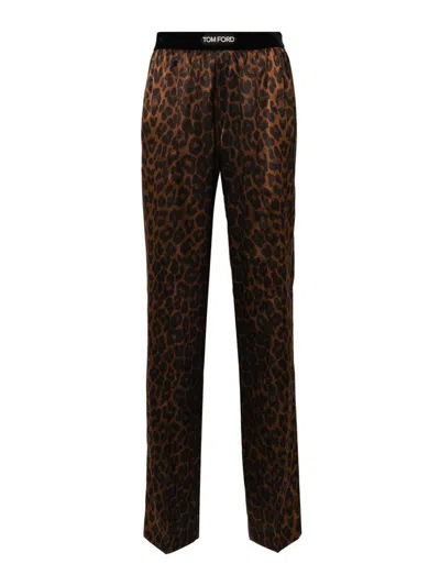 Tom Ford Casual Trousers In Brown