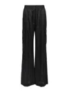 Tom Ford Stretch Silk Satin Flare Leg Cargo Pajama Pants