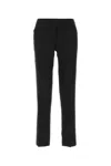 Tom Ford Pressed-crease Tapered-leg Trousers In Black