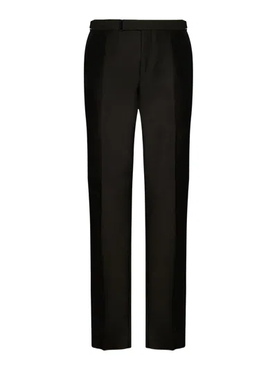 Tom Ford Tailored Trousers In Brown
