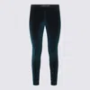Tom Ford Dark Green Viscose Pants In Dark Emerald