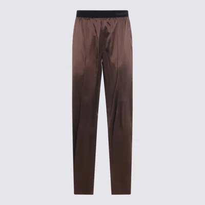 Tom Ford Pantaloni Marrone In Brown