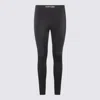 Tom Ford Logo Stretch Lycra Leggings In Black