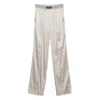 Tom Ford Silk Pants Pajama Elastic Waistband In Neutral