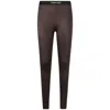 Tom Ford Lustrous Jersey Signature Leggings In Brown