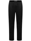 Tom Ford Stretch Silk Trousers In Black
